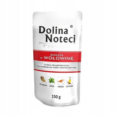 Saszetka dla psa wołowina 150g DOLINA NOTECI