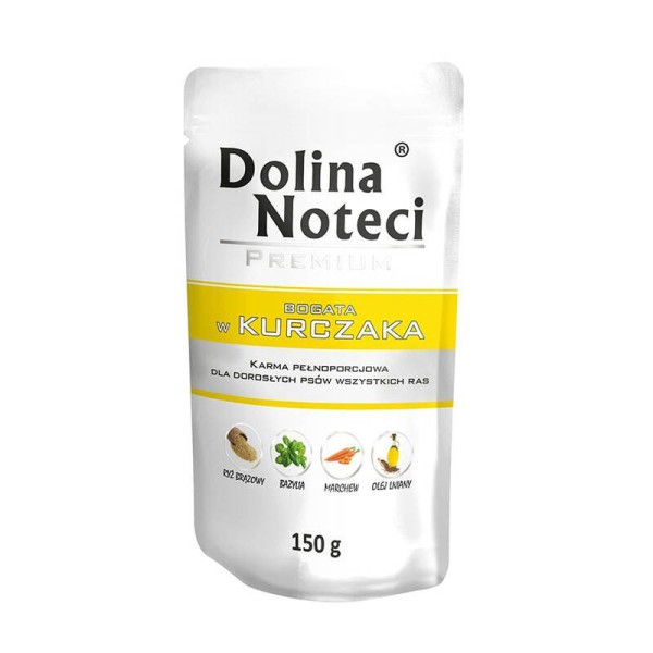 Saszetka dla psa kurczak 150g DOLINA NOTECI