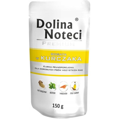 Saszetka dla psa kurczak 150g DOLINA NOTECI