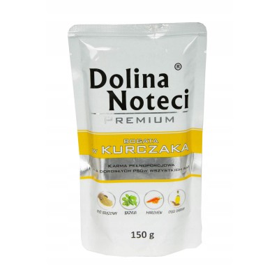Saszetka dla psa kurczak 150g DOLINA NOTECI