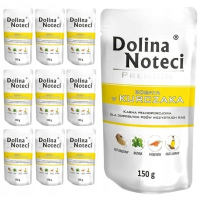 Saszetka dla psa kurczak 150g DOLINA NOTECI
