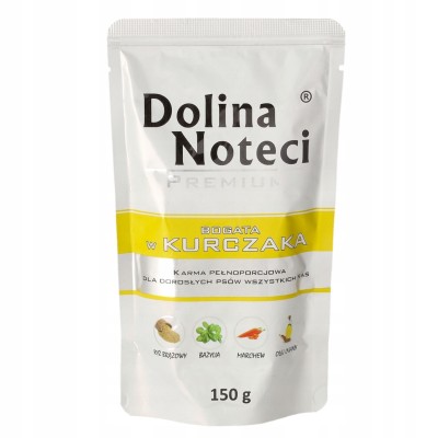 Saszetka dla psa kurczak 150g DOLINA NOTECI