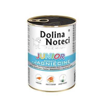 Karma dla psa Junior jagnięcina  400g DOLINA NOTECI