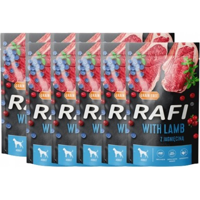 Saszetka dla psa RAFI z jagnięciną 500g DOLINA NOTECI