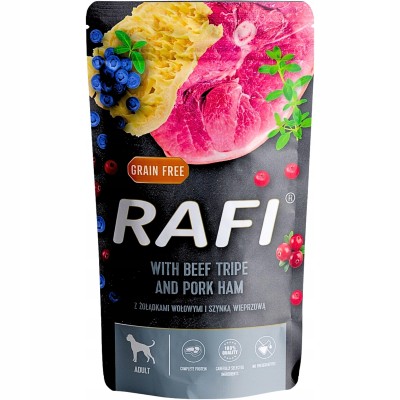Saszetka dla psa RAFI z wołowiną 500g DOLINA NOTECI