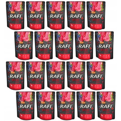 Saszetka dla psa RAFI z wołowiną 300g DOLINA NOTECI