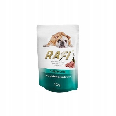 Saszetka dla psa RAFI z jagnięciną 300g DOLINA NOTECI