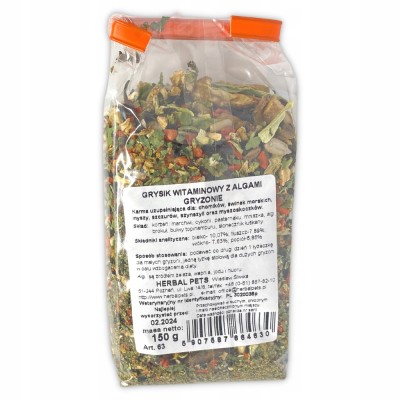 Grysik witaminowy z algami 150g HERBAL PETS