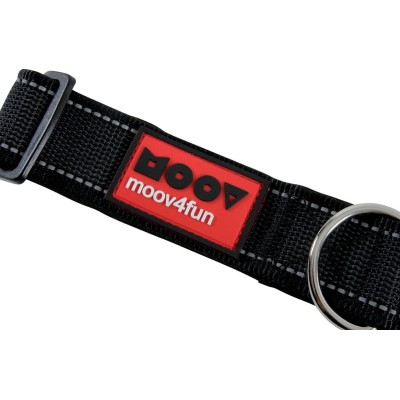 Obroża dla psa regulowana MOOV 15mm czarna ZOLUX