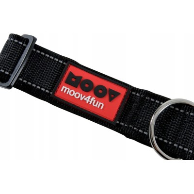 Obroża dla psa regulowana MOOV 25mm czarna ZOLUX