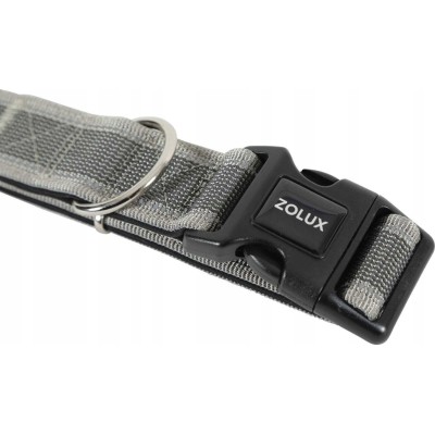 Obroża dla psa regulowana MOOV 15mm szara ZOLUX