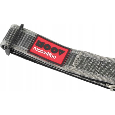 Obroża dla psa regulowana MOOV 25mm szara ZOLUX