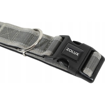 Obroża dla psa regulowana MOOV 40mm szara ZOLUX