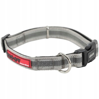 Obroża dla psa regulowana MOOV 40mm szara ZOLUX