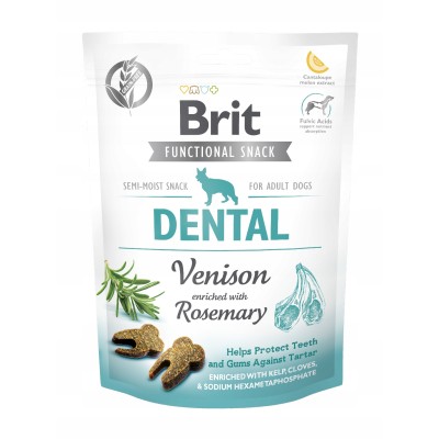 Brit functional snack -antyparasitic-salmon with chamomile 150g