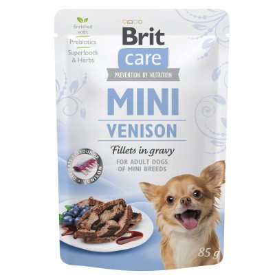 BRIT CARE mini POUCH Venision 85g