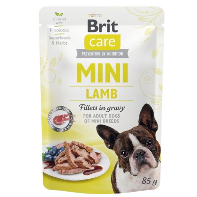 BRIT CARE mini POUCH lamb 85g
