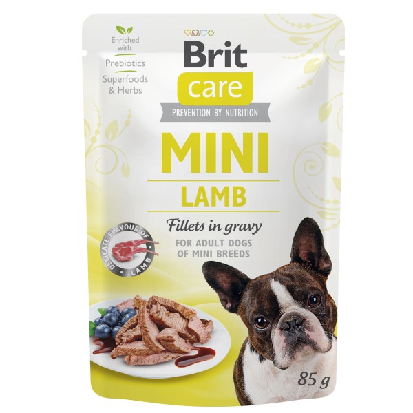 BRIT CARE mini POUCH lamb 85g