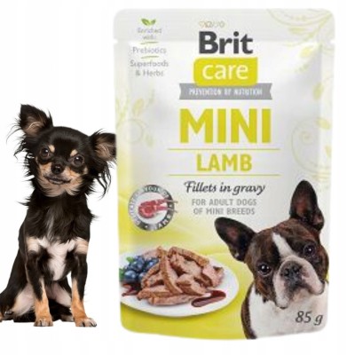 BRIT CARE mini POUCH lamb 85g