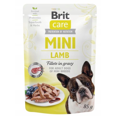 BRIT CARE mini POUCH lamb 85g