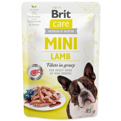 BRIT CARE mini POUCH lamb 85g