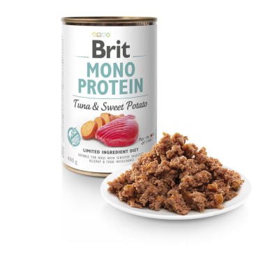 BRIT mono protein tuna & sweet potato 400g