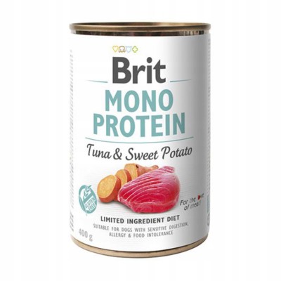 BRIT mono protein tuna & sweet potato 400g