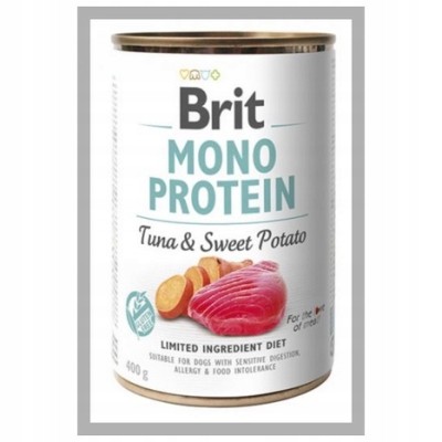 BRIT mono protein tuna & sweet potato 400g