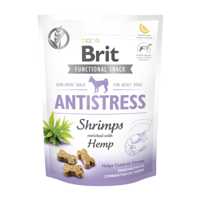 Brit functional snack - Antistress Shrimps with Hemp 150g