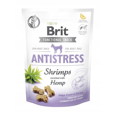 Brit functional snack - Antistress Shrimps with Hemp 150g