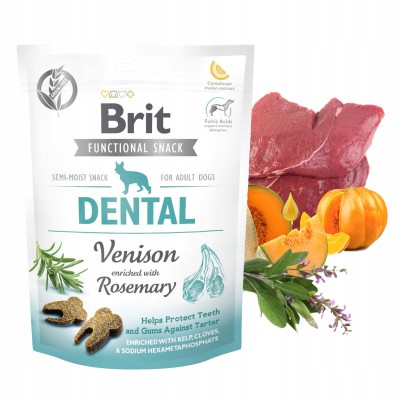 Brit functional snack - Dental Venison with Rosemary 150g