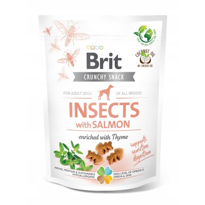 Brit Crunchy cracker insect /łosoś 200g