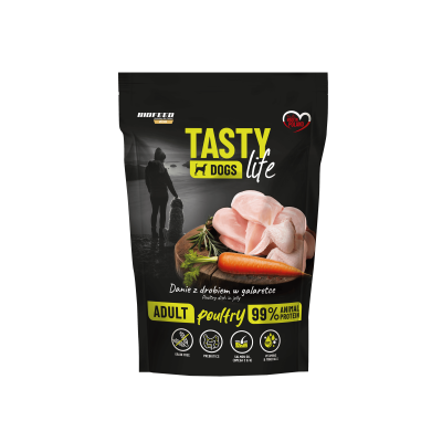 Biofeed tasty dog life saszetka 500g drób
