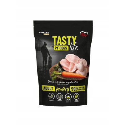 Biofeed tasty dog life saszetka 500g drób