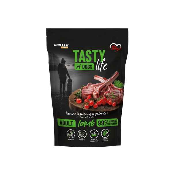 Biofeed tasty dog life saszetka 500g jagnięcina