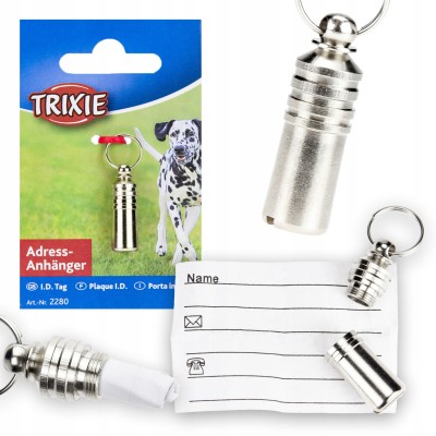 Adresówka srebrna duża TRIXIE