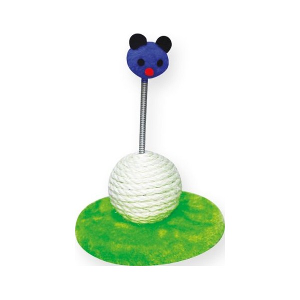 Drapak mini z myszką i kulą 18x12x18cm YARRO