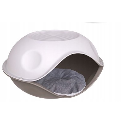 Budka dla kota plastik z legowiskiem YARRO