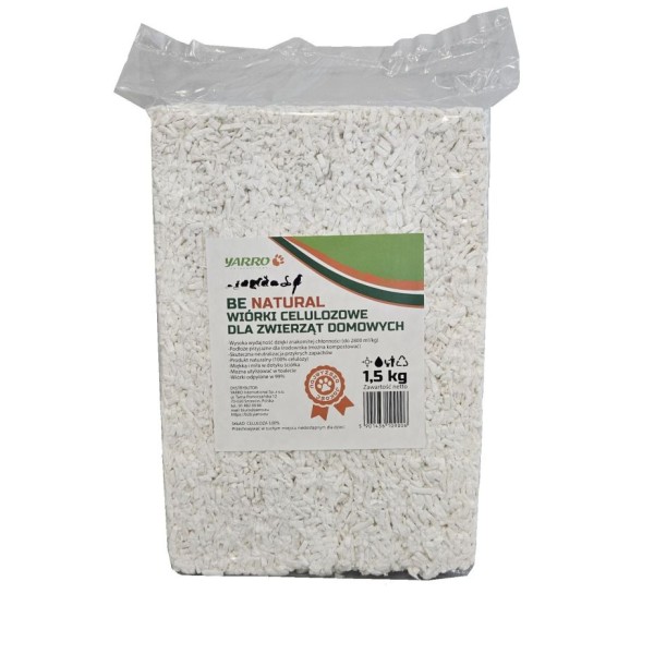 Wiórki celulozowe Be natural 1,5kg YARRO