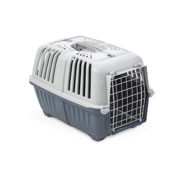 Transporter duży z metalowymi drzwiami 36x55x36 niebieski YARRO