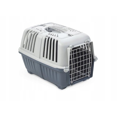 Transporter duży z metalowymi drzwiami 36x55x36 niebieski YARRO