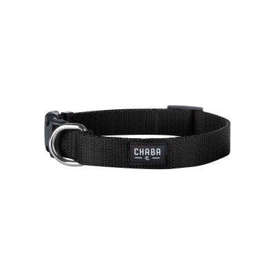 Obroża regulowana classic #L czarna CHABA