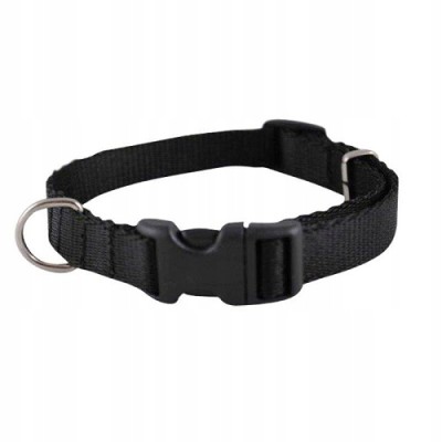 Obroża regulowana classic #L czarna CHABA