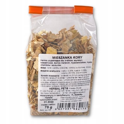 Mieszanka kory króliki i gryzonie 75g HERBAL PETS