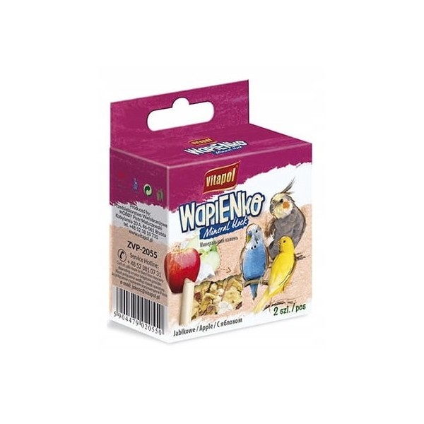 VITAPOL Kostka wapienna dla ptaków jabłko
