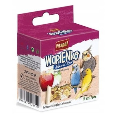 VITAPOL Kostka wapienna dla ptaków jabłko