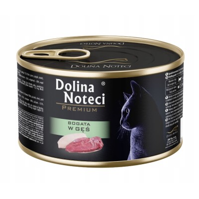 Dolina noteci premium kot -bogata w gęś 185g