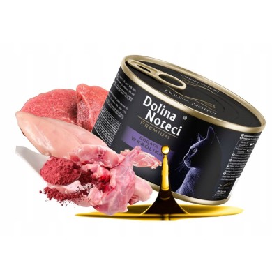 Dolina noteci premium kot -bogata w królika 185g