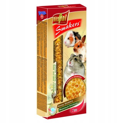 VITAPOL Smakers dla gryzoni miodowy 2szt