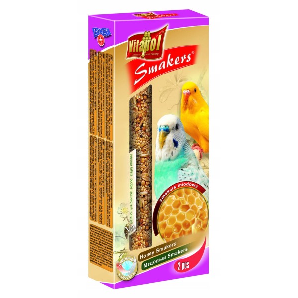 VITAPOL Smakers dla papużki miodowy 2 szt